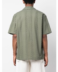 olivgrünes Langarmhemd von SAMSOE SAMSOE