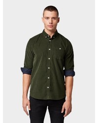 olivgrünes Langarmhemd von Tom Tailor