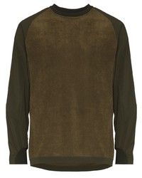 olivgrünes Langarmshirt von And Wander