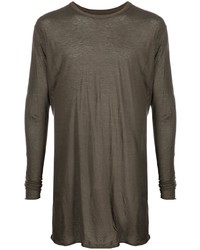 olivgrünes Langarmshirt von Boris Bidjan Saberi