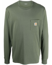 olivgrünes Langarmshirt von Carhartt WIP