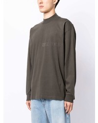 olivgrünes Langarmshirt von FEAR OF GOD ESSENTIALS