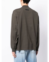 olivgrünes Langarmshirt von FEAR OF GOD ESSENTIALS