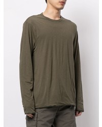 olivgrünes Langarmshirt von James Perse