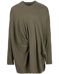 olivgrünes Langarmshirt von Julius