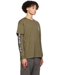 olivgrünes Langarmshirt von ACRONYM