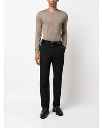 olivgrünes Langarmshirt von Tom Ford