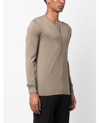 olivgrünes Langarmshirt von Tom Ford