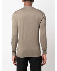 olivgrünes Langarmshirt von Tom Ford