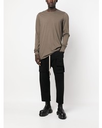 olivgrünes Langarmshirt von Rick Owens DRKSHDW