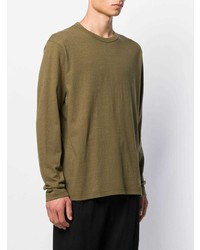 olivgrünes Langarmshirt von Junya Watanabe MAN