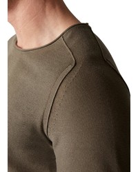 olivgrünes Langarmshirt von Marc O'Polo