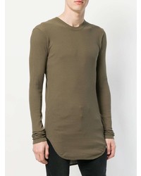 olivgrünes Langarmshirt von Julius