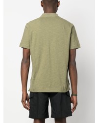 olivgrünes Polohemd von Calvin Klein
