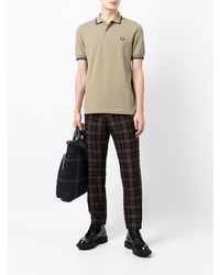 olivgrünes Polohemd von Fred Perry