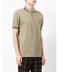 olivgrünes Polohemd von Fred Perry