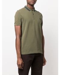 olivgrünes Polohemd von Fred Perry