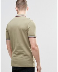 olivgrünes Polohemd von Fred Perry