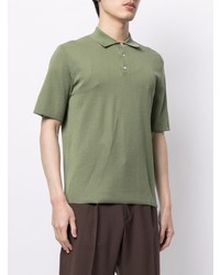 olivgrünes Polohemd von Solid Homme