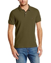 olivgrünes Polohemd von TOMMY HILFIGER MENSWEAR