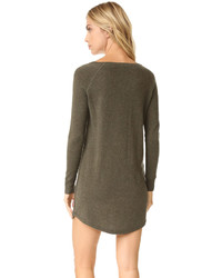 olivgrünes Sweatkleid von 360 Sweater