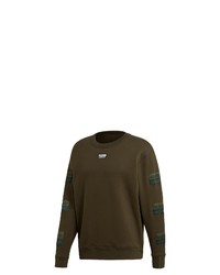 olivgrünes Sweatshirt von adidas Originals