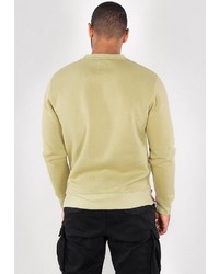 olivgrünes Sweatshirt von Alpha Industries