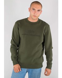 olivgrünes Sweatshirt von Alpha Industries