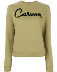 olivgrünes Sweatshirt von Carven