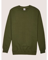 olivgrünes Sweatshirt von cleptomanicx