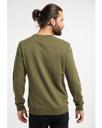 olivgrünes Sweatshirt von Dreimaster