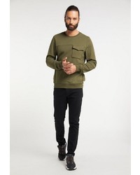 olivgrünes Sweatshirt von Dreimaster