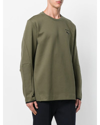 olivgrünes Sweatshirt von Puma