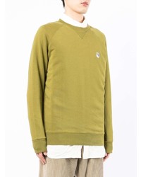 olivgrünes Sweatshirt von MAISON KITSUNÉ