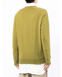 olivgrünes Sweatshirt von MAISON KITSUNÉ