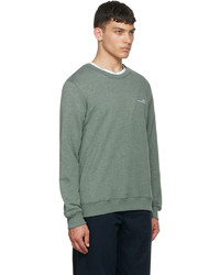 olivgrünes Sweatshirt von A.P.C.