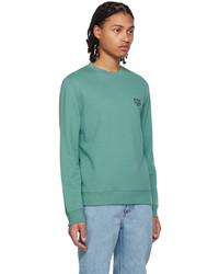 olivgrünes Sweatshirt von A.P.C.