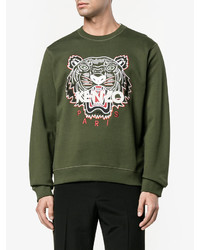 olivgrünes Sweatshirt von Kenzo