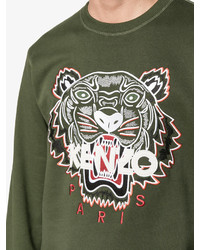 olivgrünes Sweatshirt von Kenzo