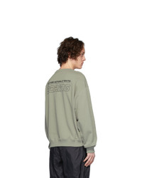 olivgrünes Sweatshirt von Martin Asbjorn