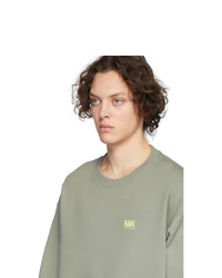 olivgrünes Sweatshirt von Martin Asbjorn