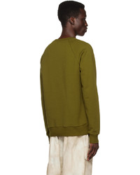 olivgrünes Sweatshirt von Balmain
