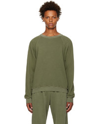 olivgrünes Sweatshirt von Les Tien