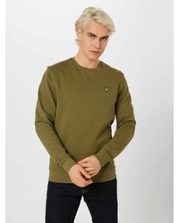 olivgrünes Sweatshirt von Lyle & Scott