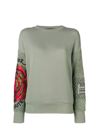 olivgrünes Sweatshirt von Mr & Mrs Italy