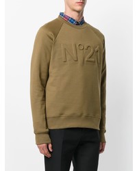 olivgrünes Sweatshirt von N°21