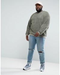 olivgrünes Sweatshirt von Asos