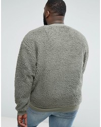 olivgrünes Sweatshirt von Asos