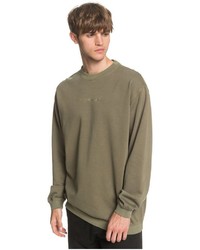 olivgrünes Sweatshirt von Quiksilver