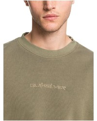 olivgrünes Sweatshirt von Quiksilver